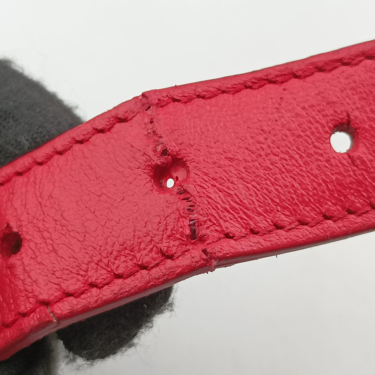 Pre-owned Christian Dior Granville Red lambskin  shoulderbag | stylenewstar