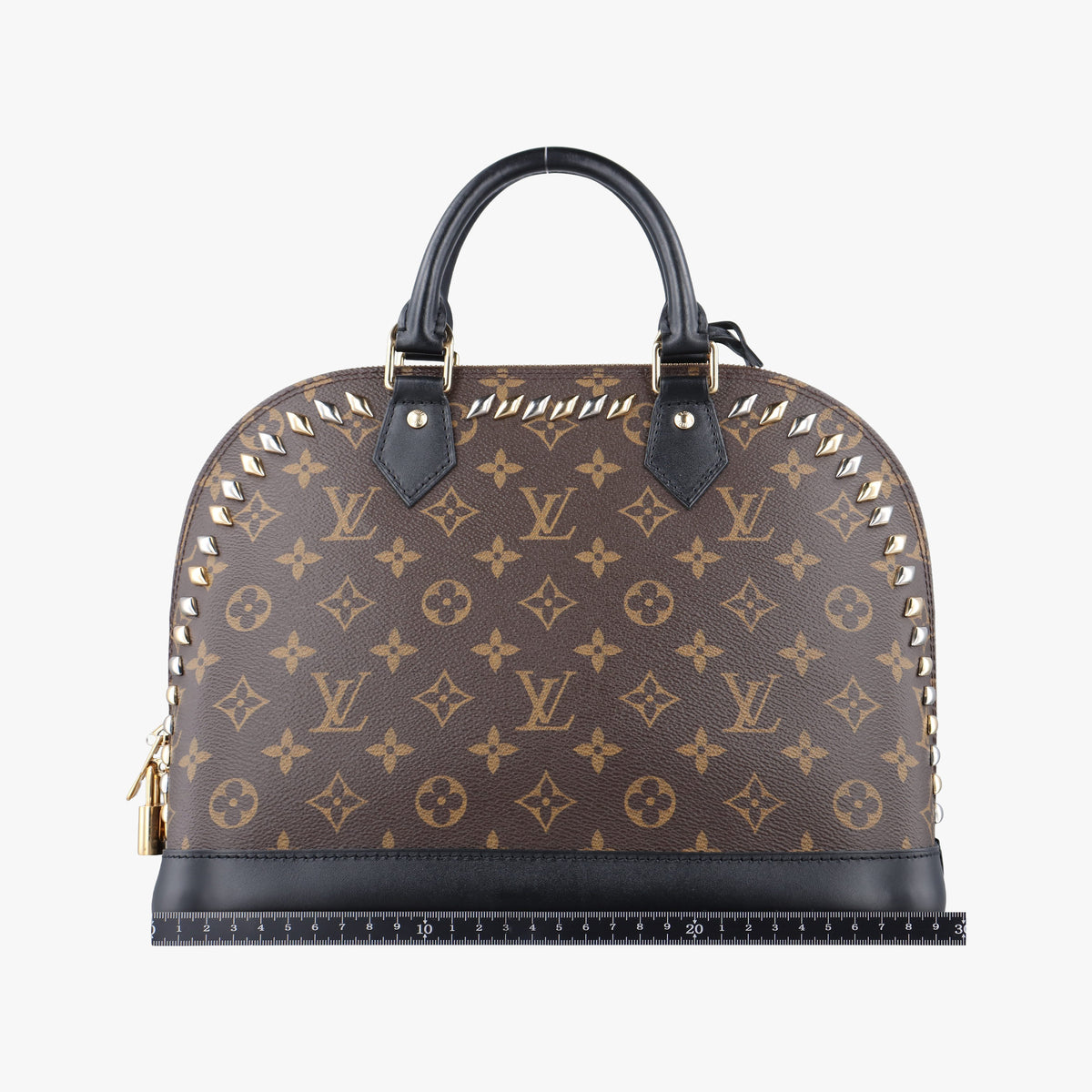 Pre-owned Louis Vuitton Alma PM Brown Monogram Canvas M41579 handbag | stylenewstar