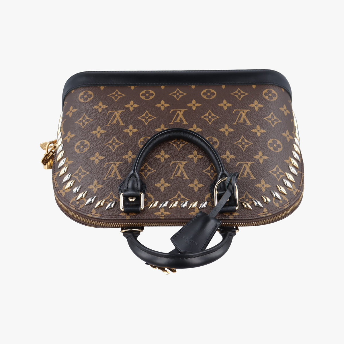 Pre-owned Louis Vuitton Alma PM Brown Monogram Canvas M41579 handbag | stylenewstar