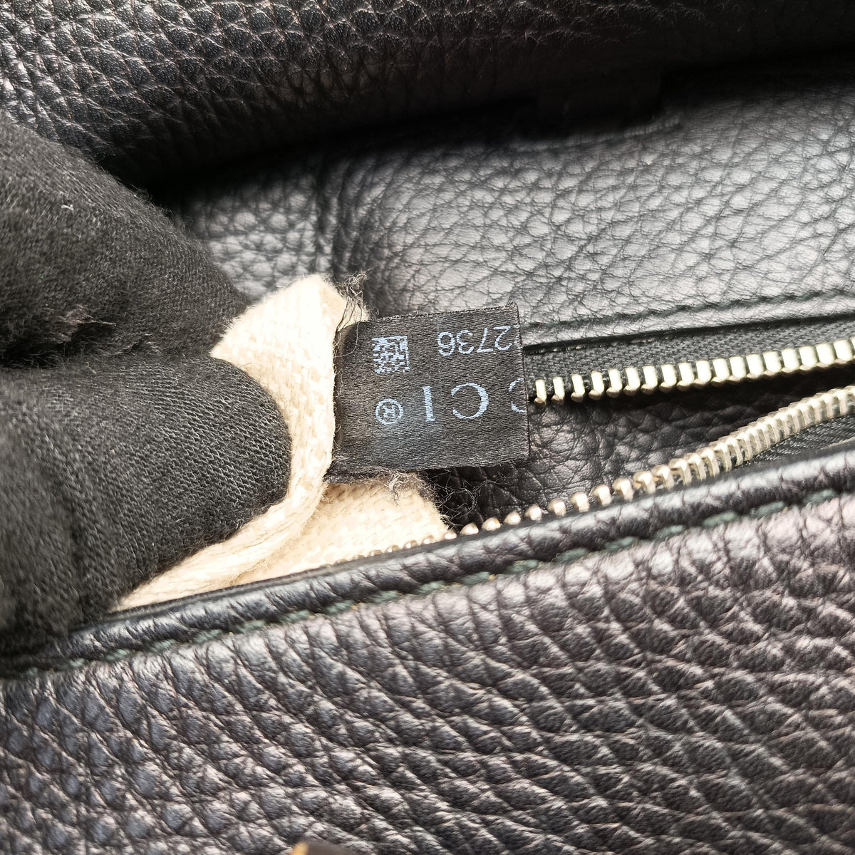 Pre-owned Gucci Bamboo Daily Black Leather 392013 shoulderbag | stylenewstar