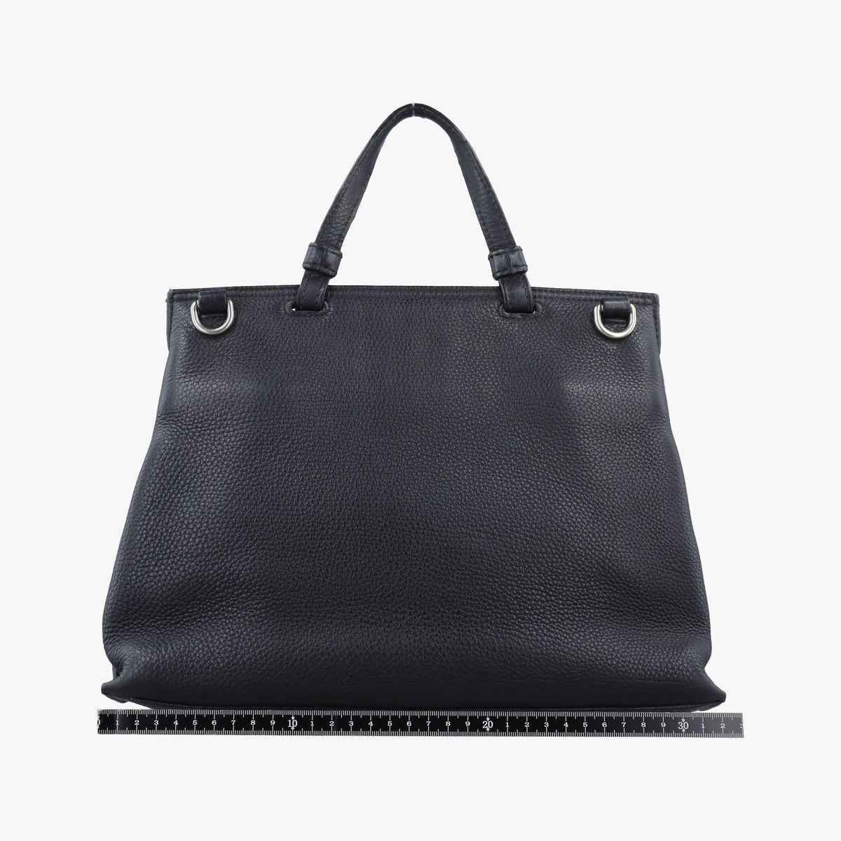 Pre-owned Gucci Bamboo Daily Black Leather 392013 shoulderbag | stylenewstar