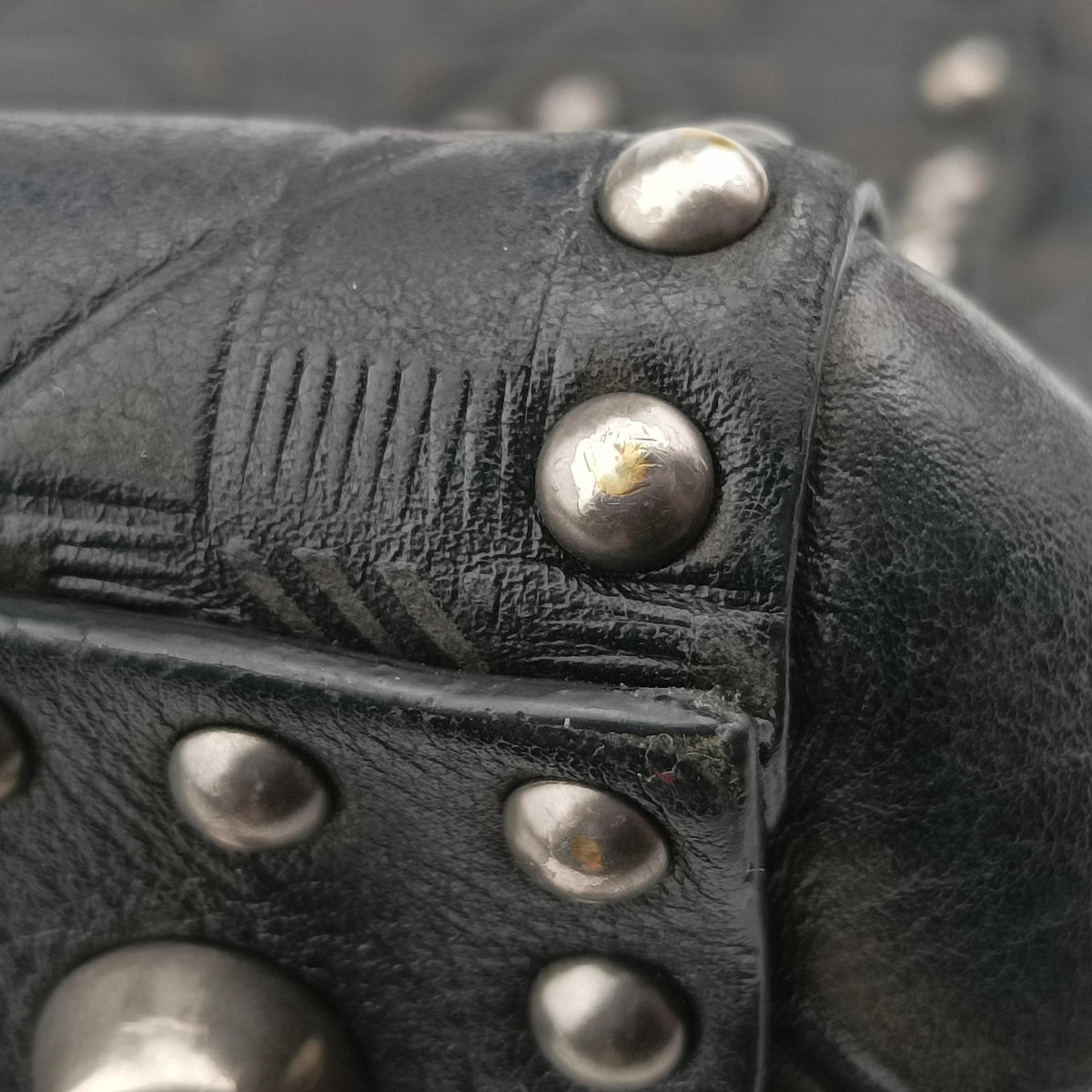 Pre-owned Christian Dior Lady Dior Black Leather  shoulderbag | stylenewstar