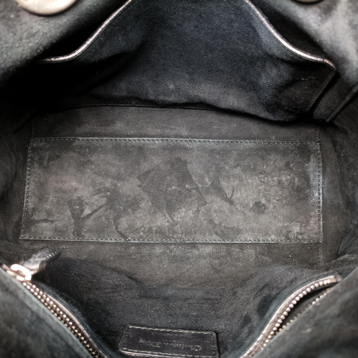 Pre-owned Christian Dior Lady Dior Black Leather  shoulderbag | stylenewstar