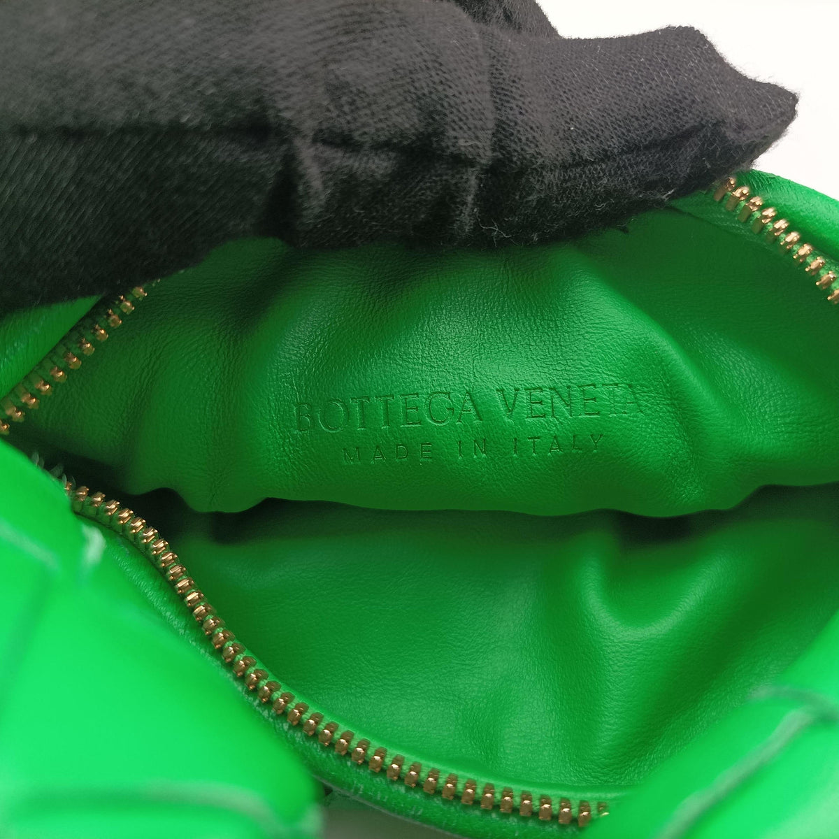 Pre-owned Bottega Veneta The Jodie Green lambskin  handbag | stylenewstar