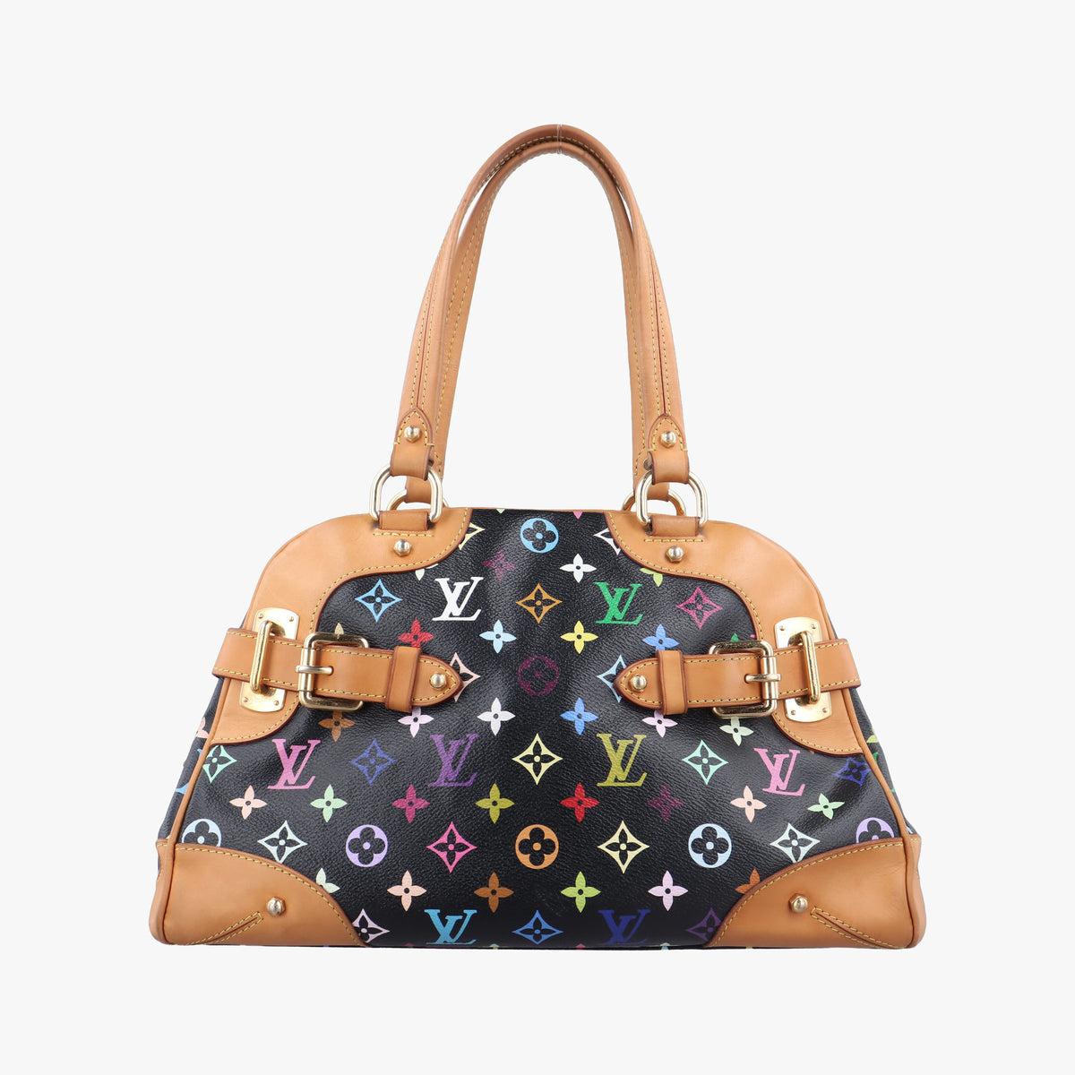 Pre-owned Louis Vuitton Claudia Noir Monogram Multicolore M40194 handbag | stylenewstar