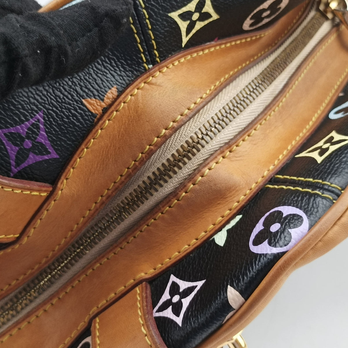 Pre-owned Louis Vuitton Claudia Noir Monogram Multicolore M40194 handbag | stylenewstar