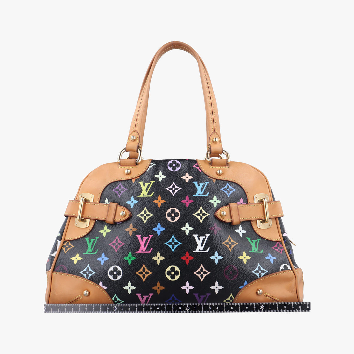 Pre-owned Louis Vuitton Claudia Noir Monogram Multicolore M40194 handbag | stylenewstar