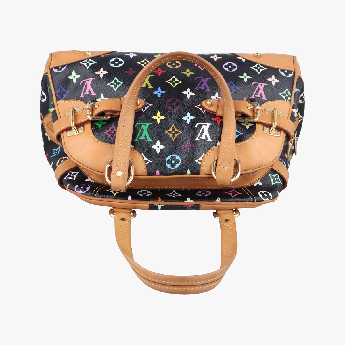Pre-owned Louis Vuitton Claudia Noir Monogram Multicolore M40194 handbag | stylenewstar