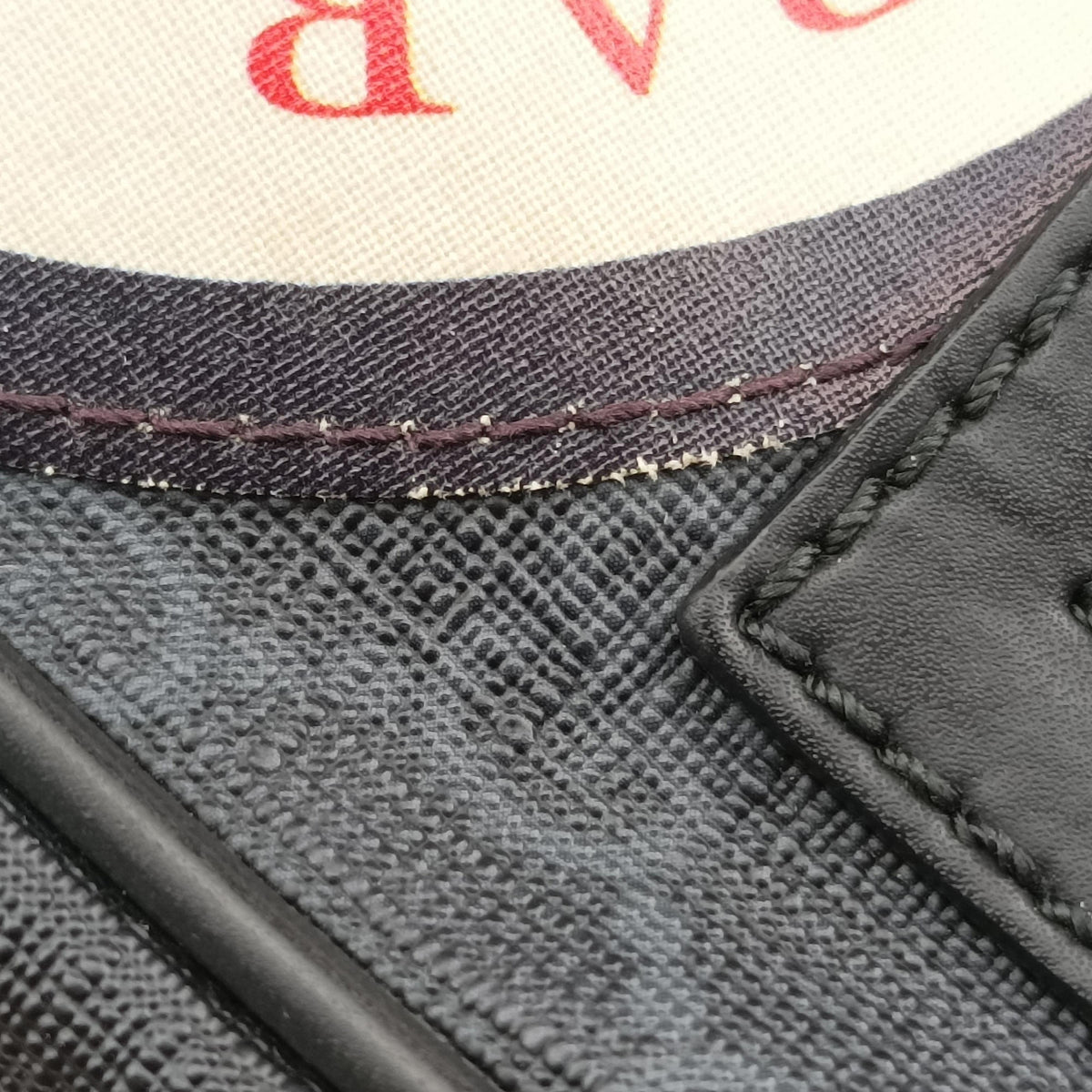 Secondhand Gucci Night Courrier badge embellished Black×multi PVC coated canvas 474293 bum bag/waist bag | stylenewstar