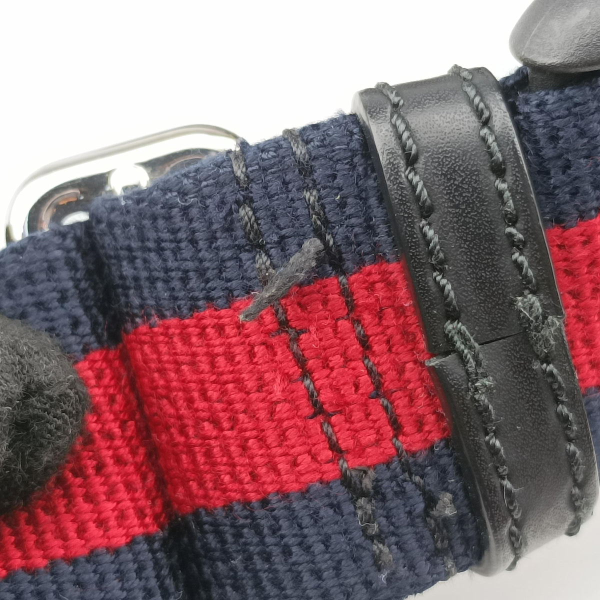 Secondhand Gucci Night Courrier badge embellished Black×multi PVC coated canvas 474293 bum bag/waist bag | stylenewstar