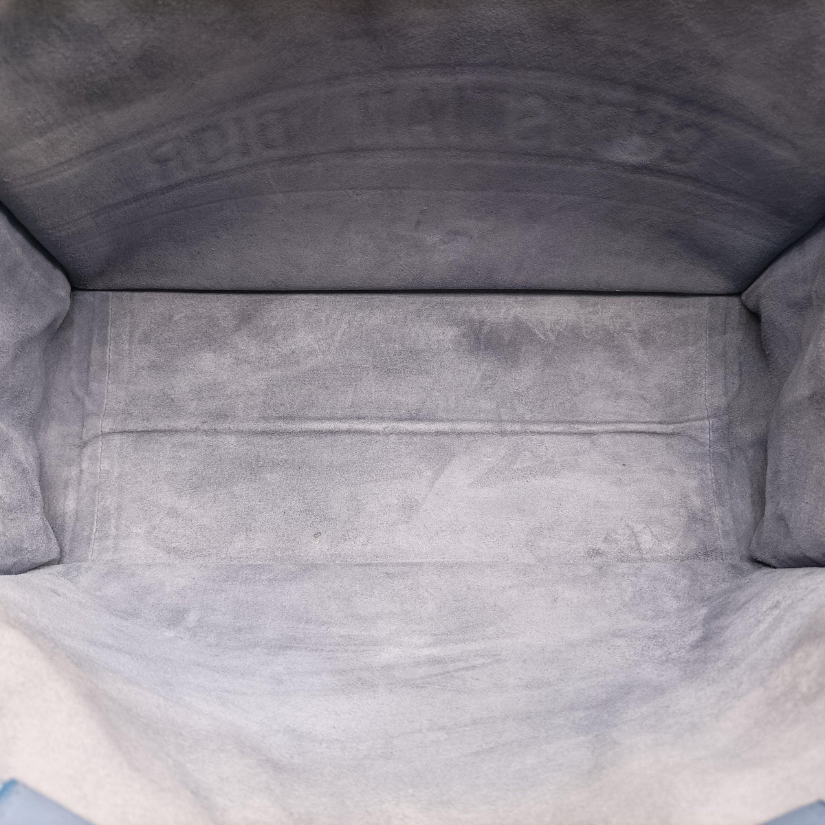 Pre-owned Christian Dior Book Tote Bag Blue leather  handbag | stylenewstar