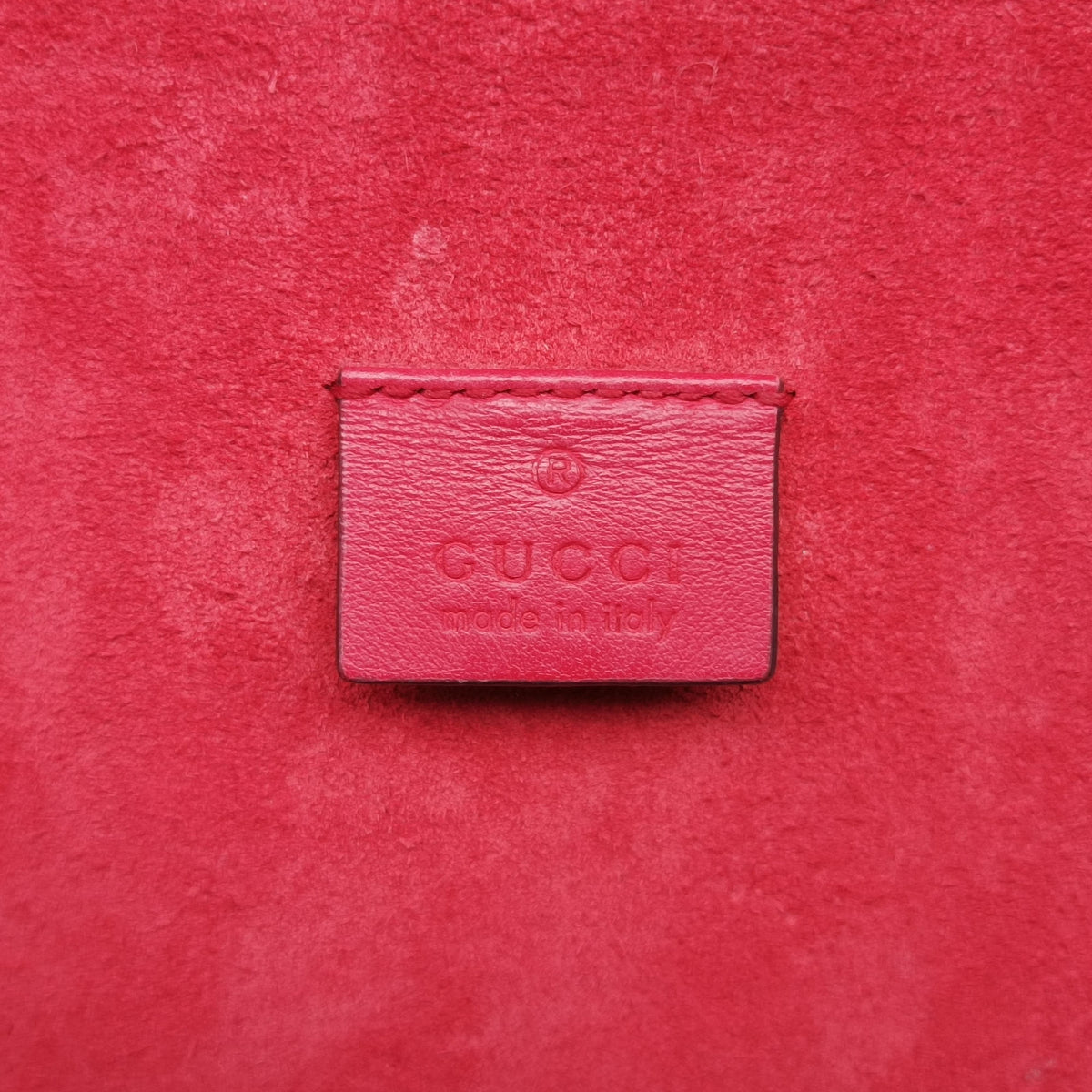 Pre-owned Gucci Dionysus beige×red PVC coated canvas×suede 400249 shoulderbag | stylenewstar