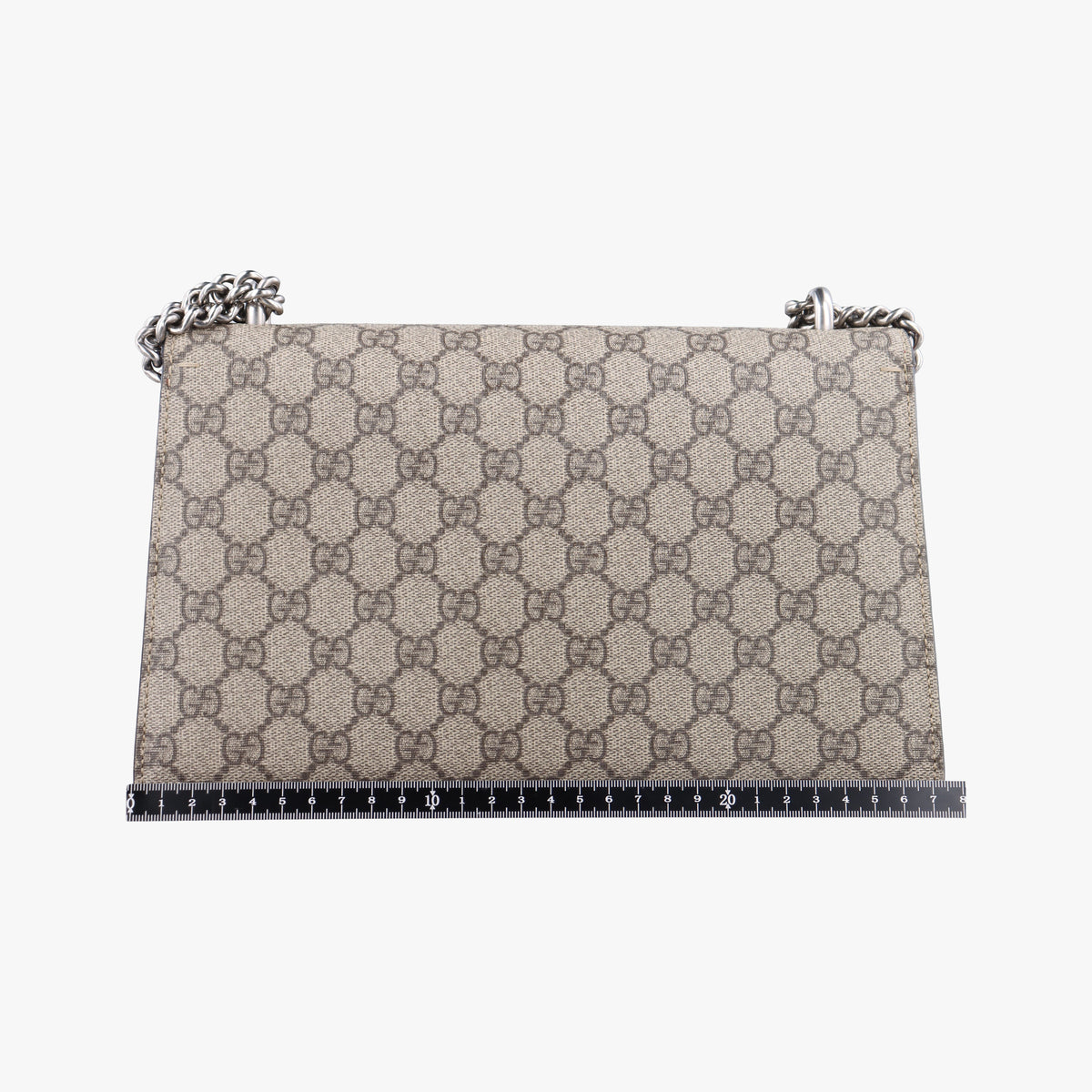 Pre-owned Gucci Dionysus beige×red PVC coated canvas×suede 400249 shoulderbag | stylenewstar