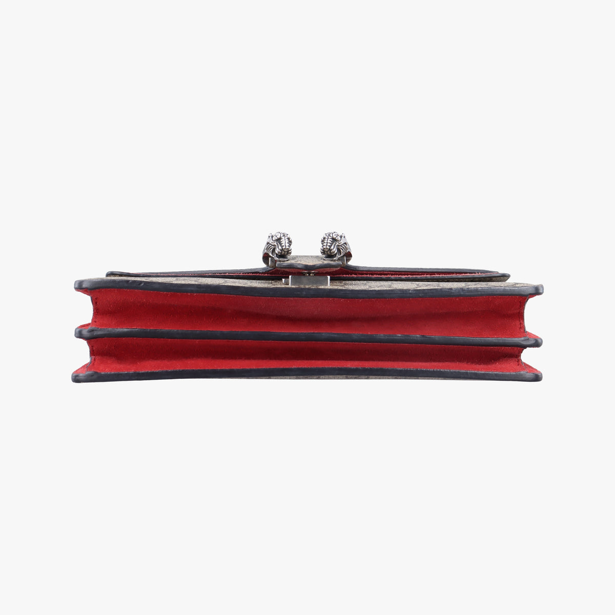 Pre-owned Gucci Dionysus beige×red PVC coated canvas×suede 400249 shoulderbag | stylenewstar
