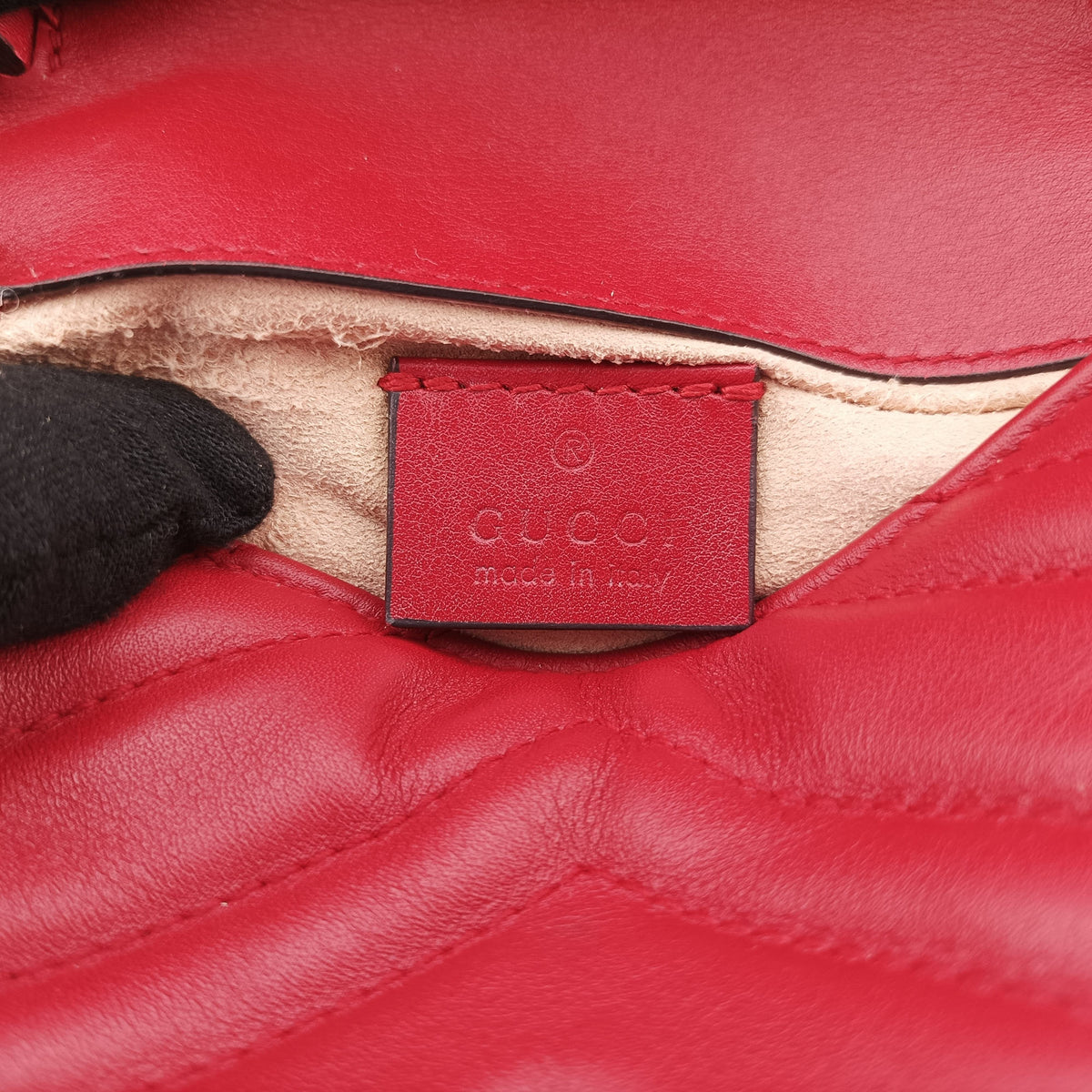 Vintage Gucci GG Marmont Red Leather 476433 shoulderbag | stylenewstar