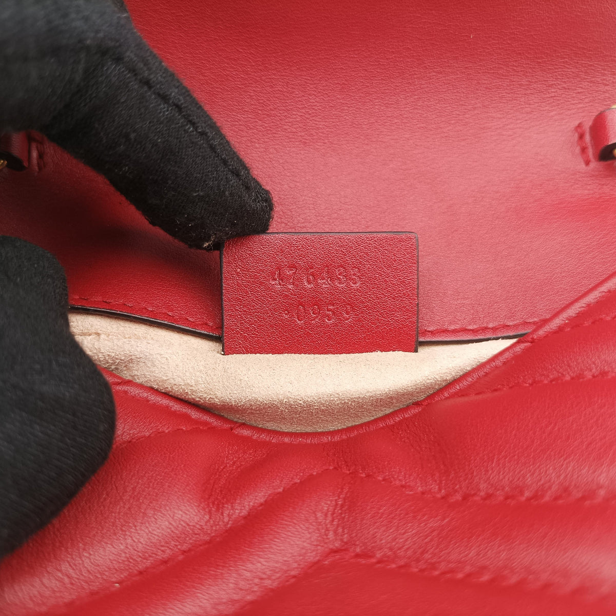 Vintage Gucci GG Marmont Red Leather 476433 shoulderbag | stylenewstar