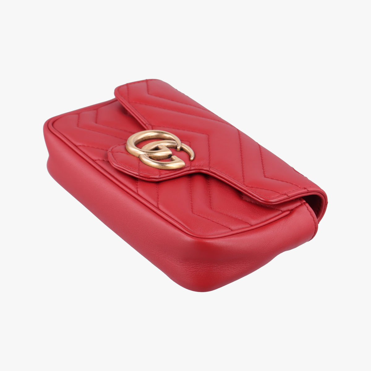 Vintage Gucci GG Marmont Red Leather 476433 shoulderbag | stylenewstar