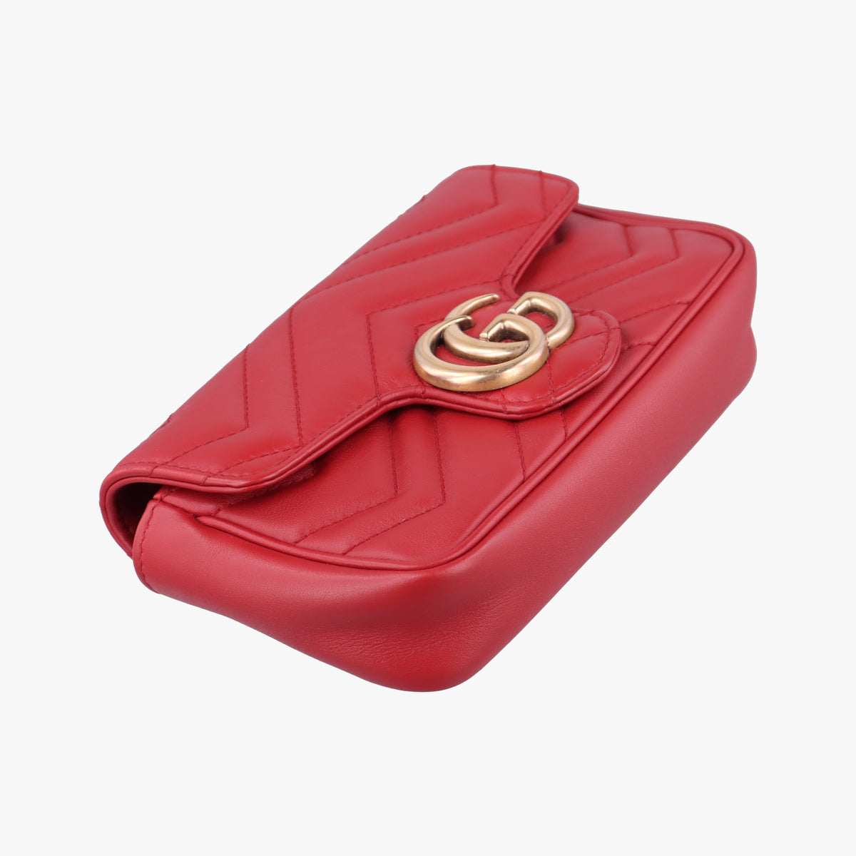 Vintage Gucci GG Marmont Red Leather 476433 shoulderbag | stylenewstar