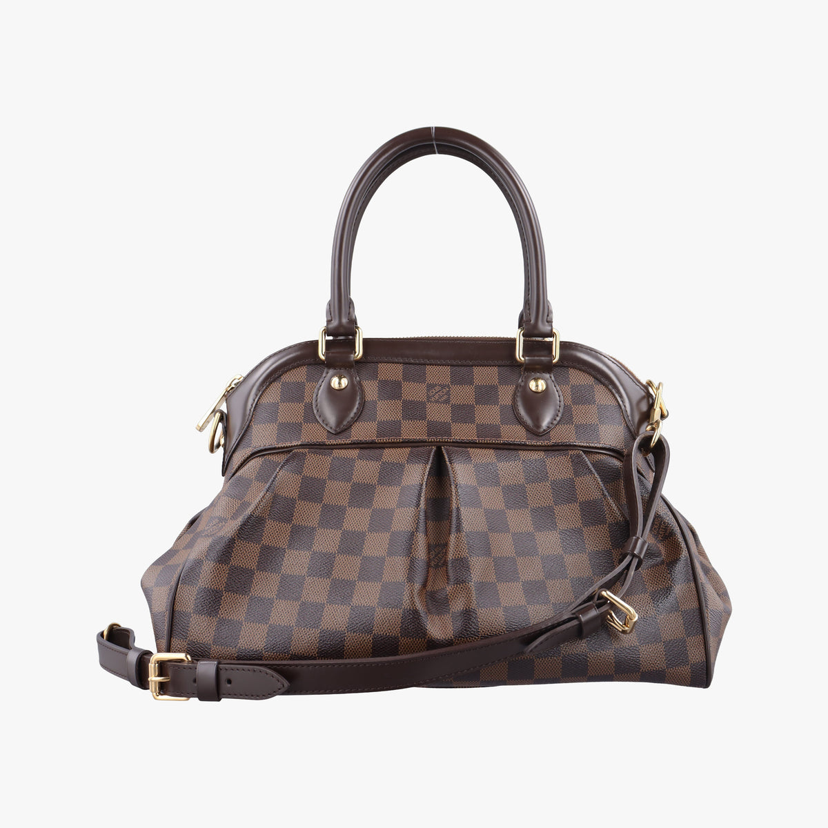 Pre-owned Louis Vuitton TREVI PM EBENE Damier Canvas N51997 shoulderbag | stylenewstar
