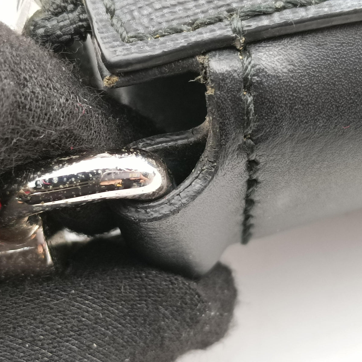 Vintage Gucci GG Supreme Courrier Messenger Black×Multicolour PVC coated canvas×Leather 474137 shoulderbag | stylenewstar