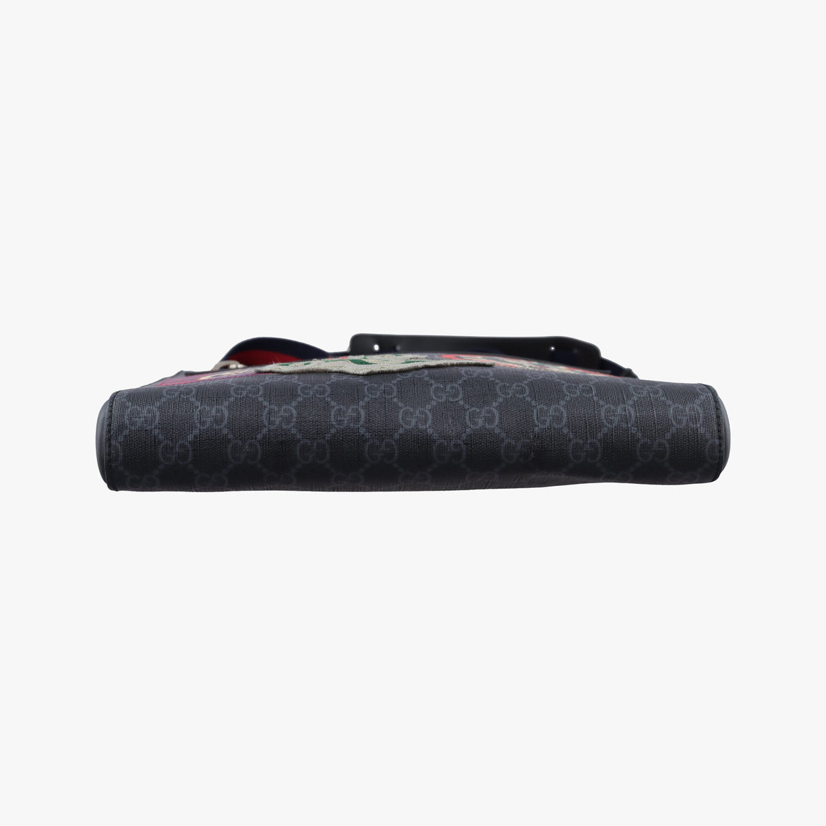 Vintage Gucci GG Supreme Courrier Messenger Black×Multicolour PVC coated canvas×Leather 474137 shoulderbag | stylenewstar
