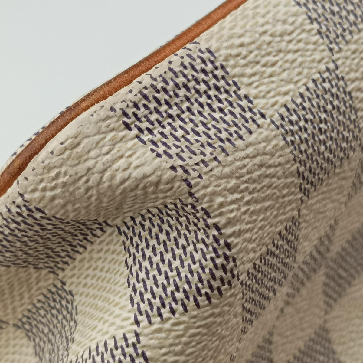 Pre-owned Louis Vuitton SALEYA MM AZUR Damier Canvas N51185 handbag | stylenewstar