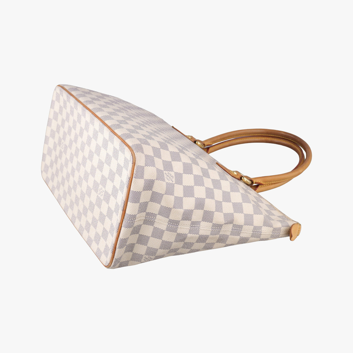 Pre-owned Louis Vuitton SALEYA MM AZUR Damier Canvas N51185 handbag | stylenewstar