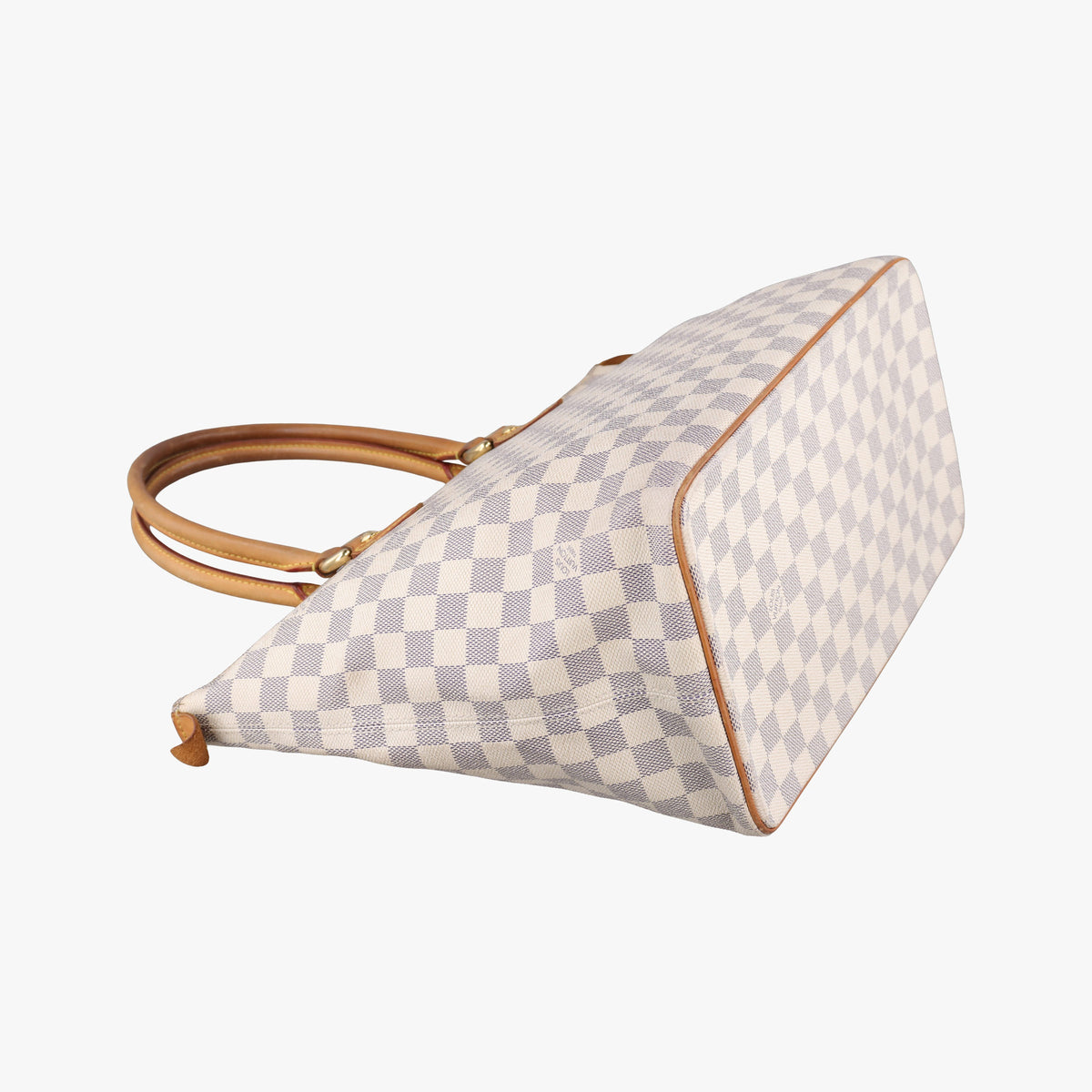 Pre-owned Louis Vuitton SALEYA MM AZUR Damier Canvas N51185 handbag | stylenewstar