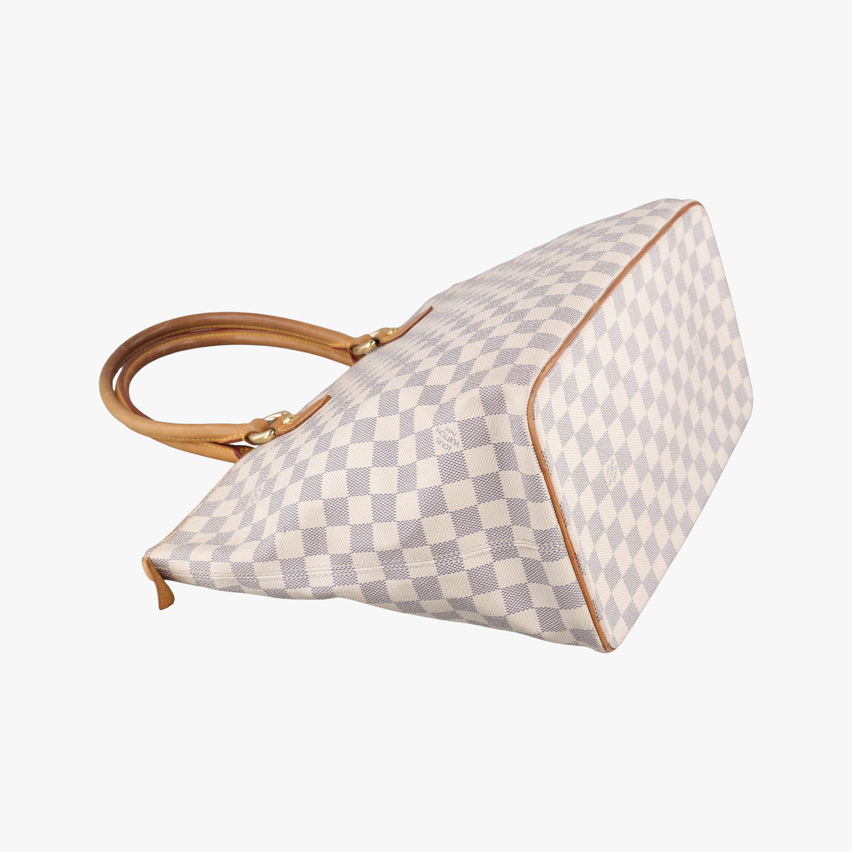 Pre-owned Louis Vuitton SALEYA MM AZUR Damier Canvas N51185 handbag | stylenewstar
