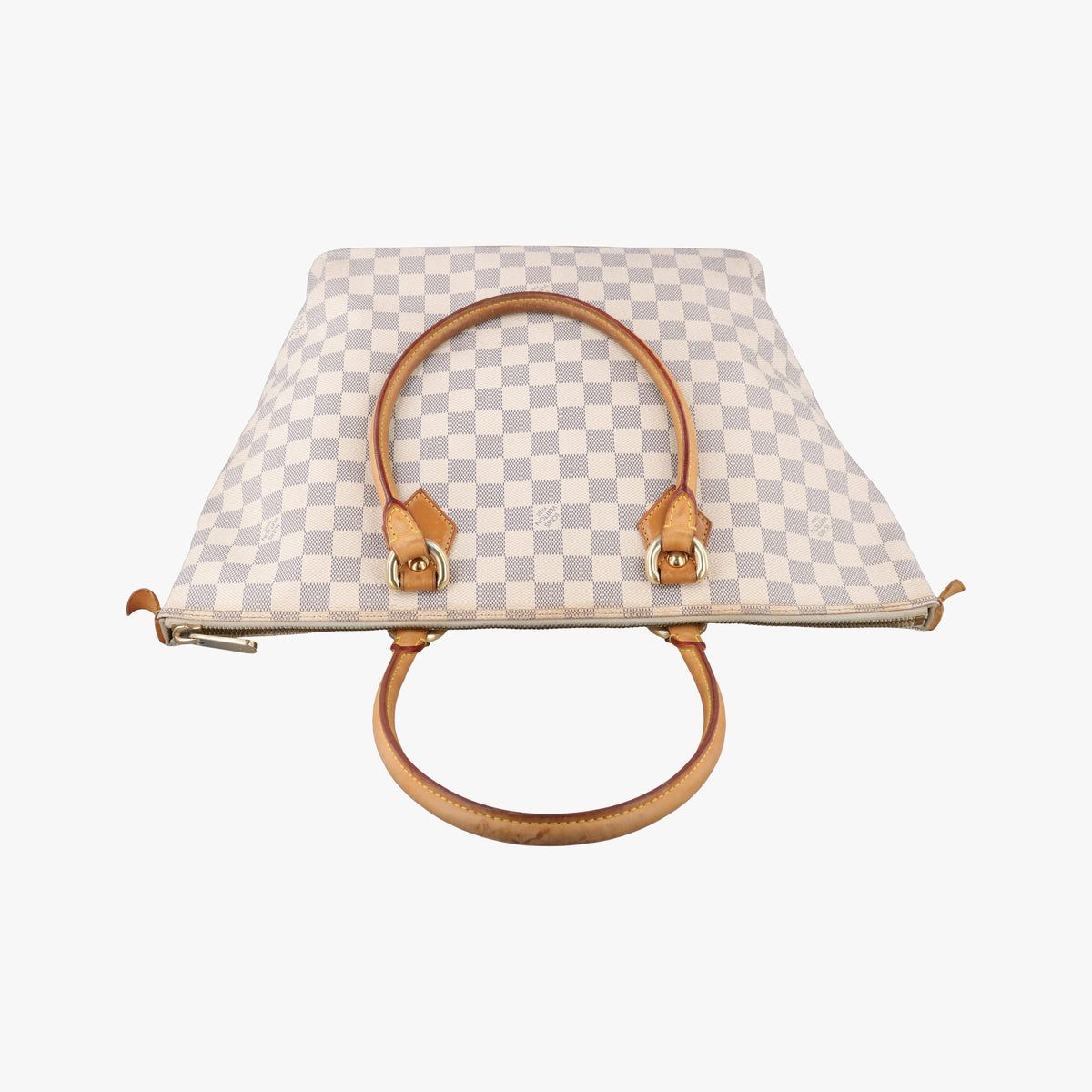 Pre-owned Louis Vuitton SALEYA MM AZUR Damier Canvas N51185 handbag | stylenewstar