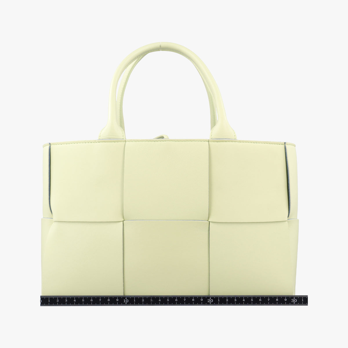 Pre-owned Bottega Veneta THE ARCO Tote Green lambskin  handbag | stylenewstar