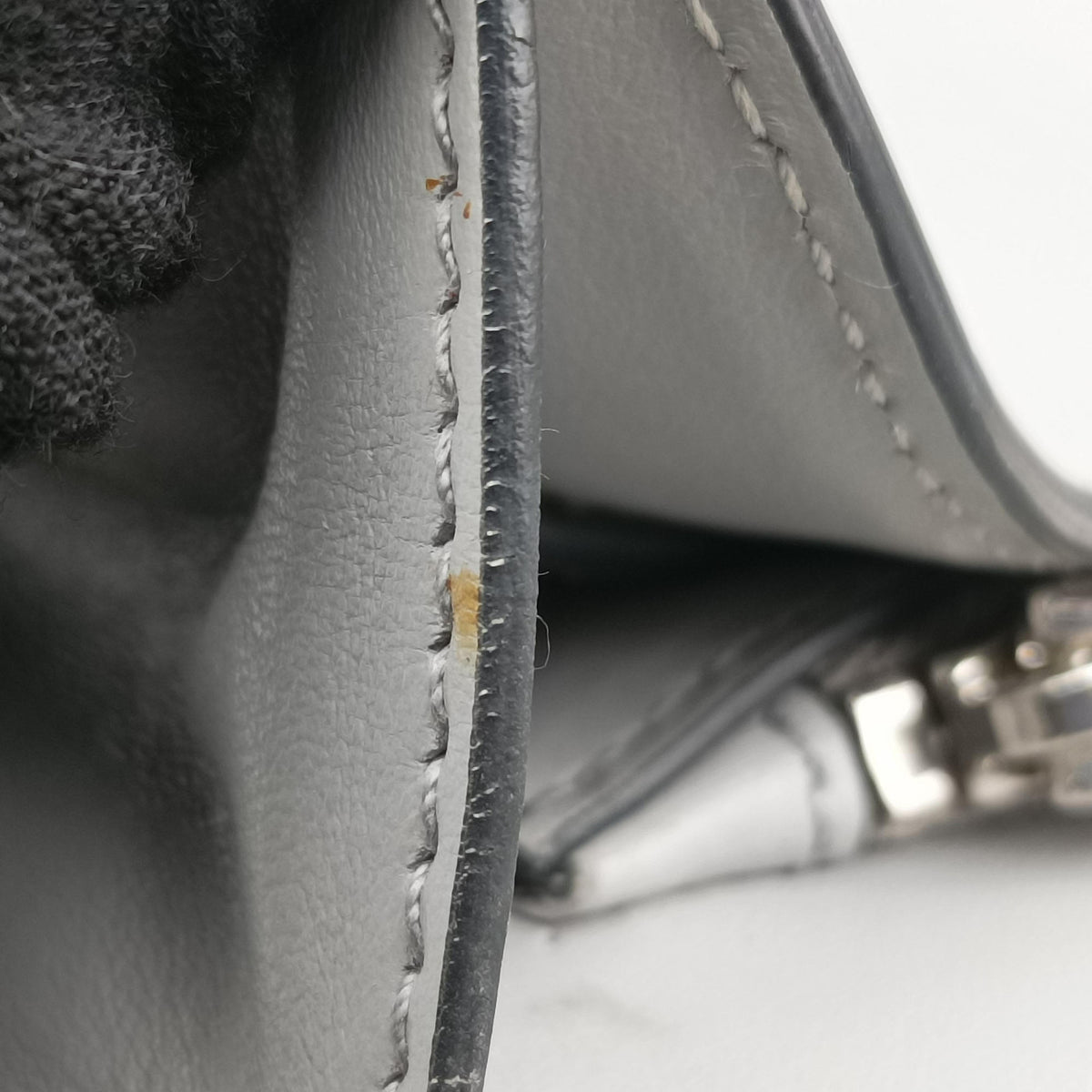 Vintage Prada Electra Studded Grey leather 1BD120 shoulderbag | stylenewstar