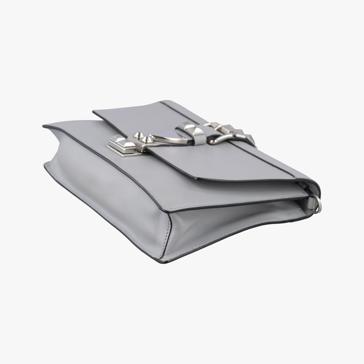 Vintage Prada Electra Studded Grey leather 1BD120 shoulderbag | stylenewstar