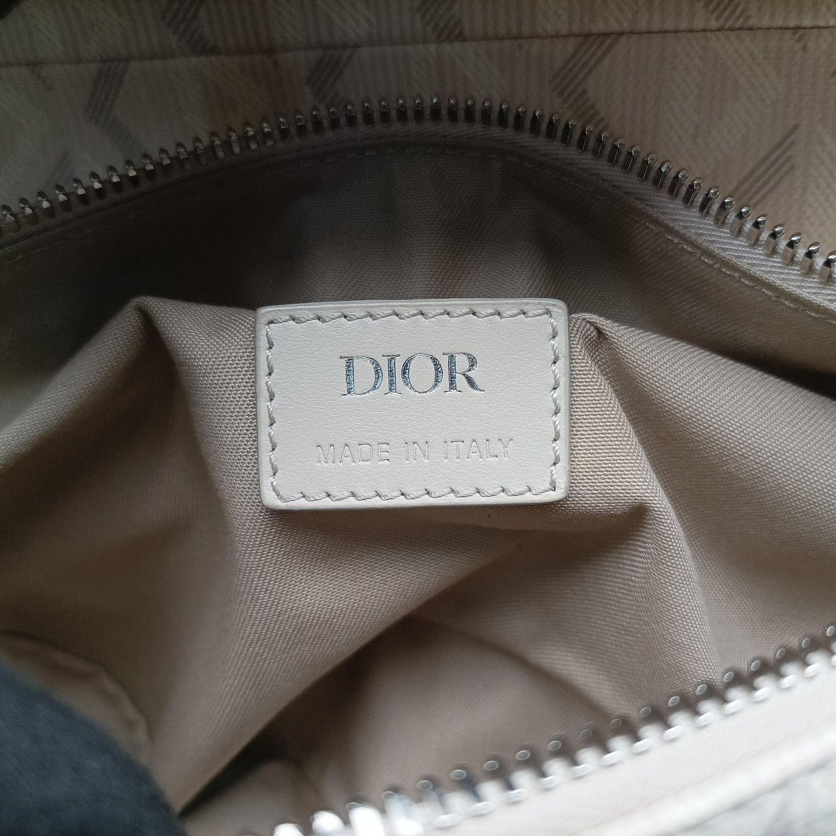 Pre-owned Christian Dior Saddle Beige PVC coated canvas × leather  bum bag/waist bag | stylenewstar
