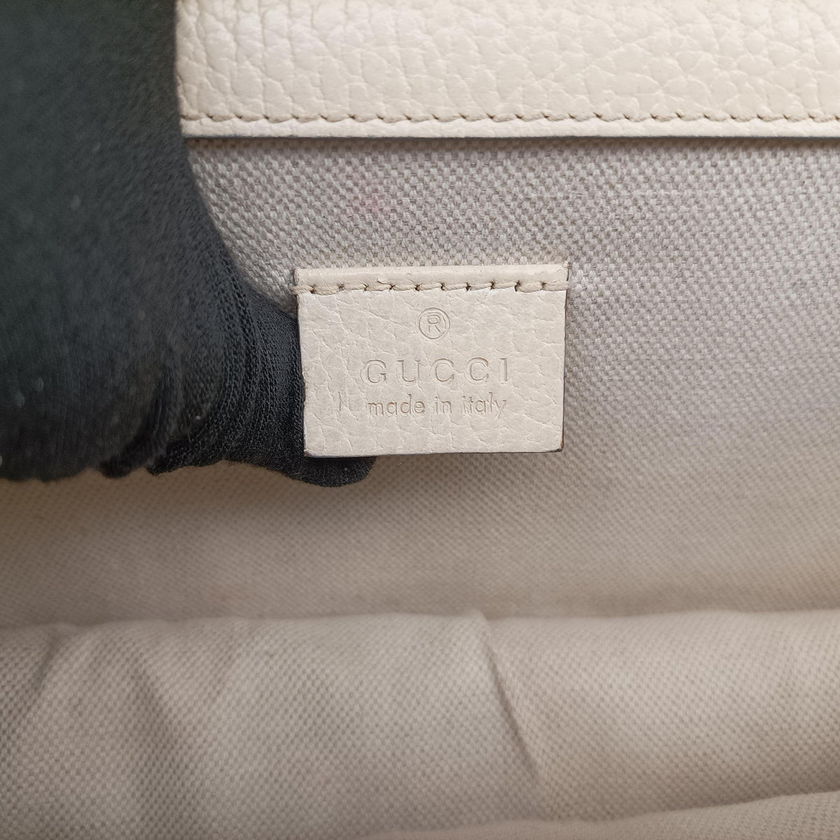 Pre-owned Gucci Dionysus White Leather 499623 shoulderbag | stylenewstar