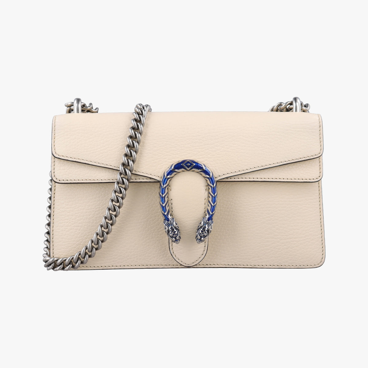 Pre-owned Gucci Dionysus White Leather 499623 shoulderbag | stylenewstar