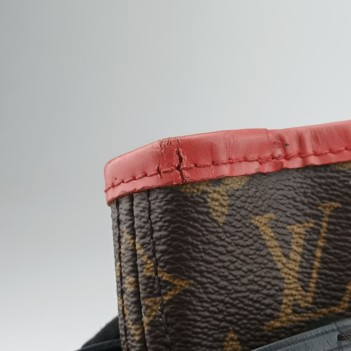 Pre-owned Louis Vuitton NEVERFULL MM Totem brown×Flamingo Monogram Canvas M41663 handbag | stylenewstar