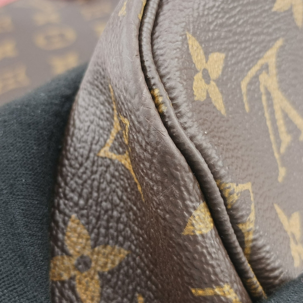 Pre-owned Louis Vuitton NEVERFULL MM Totem brown×Flamingo Monogram Canvas M41663 handbag | stylenewstar