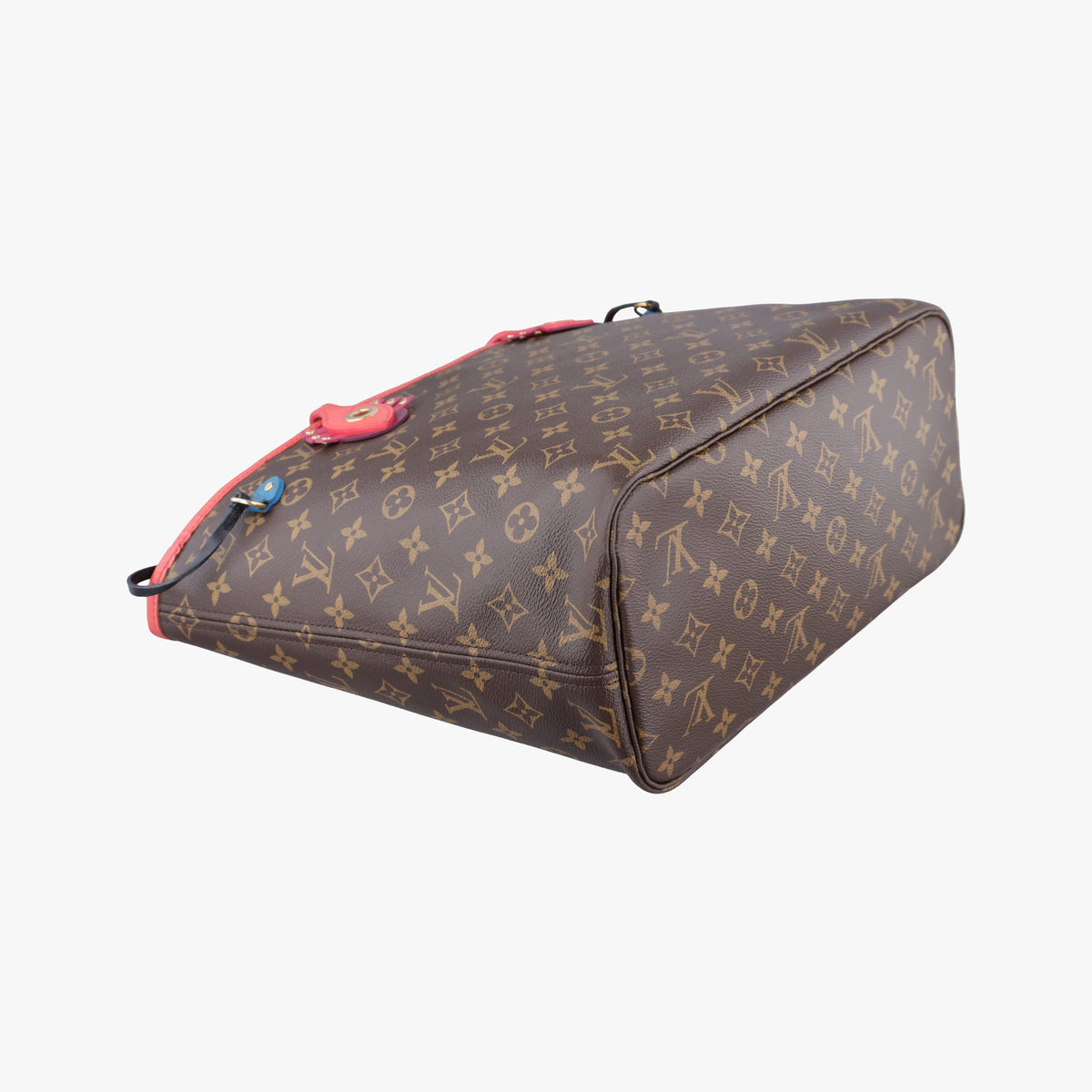 Pre-owned Louis Vuitton NEVERFULL MM Totem brown×Flamingo Monogram Canvas M41663 handbag | stylenewstar
