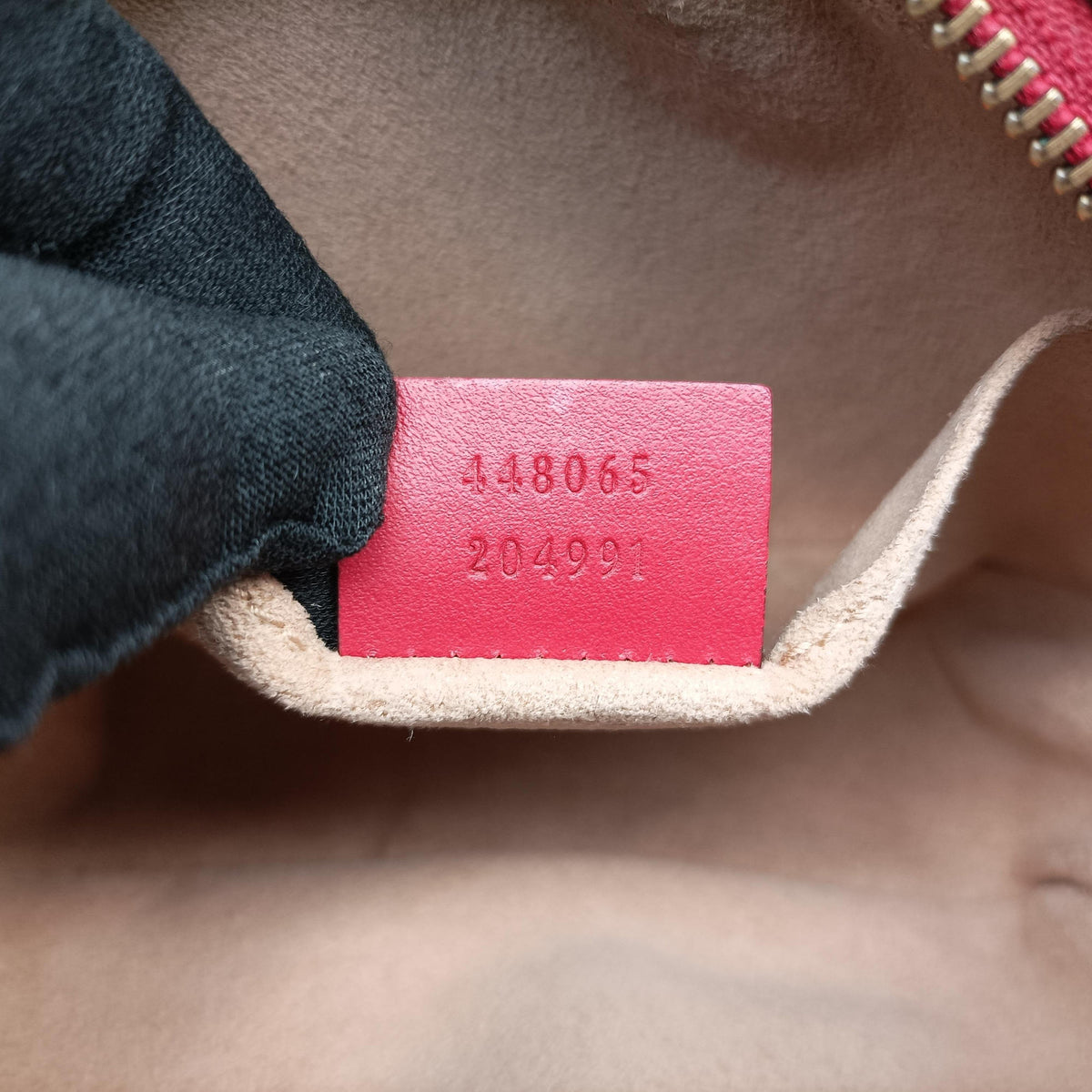 Pre-owned Gucci GG Marmont Red Leather 448065 shoulderbag | stylenewstar
