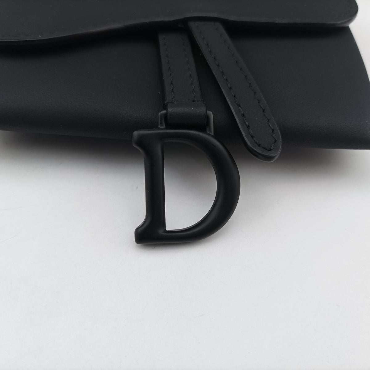 Secondhand Christian Dior Saddle Black Leather  shoulderbag | stylenewstar