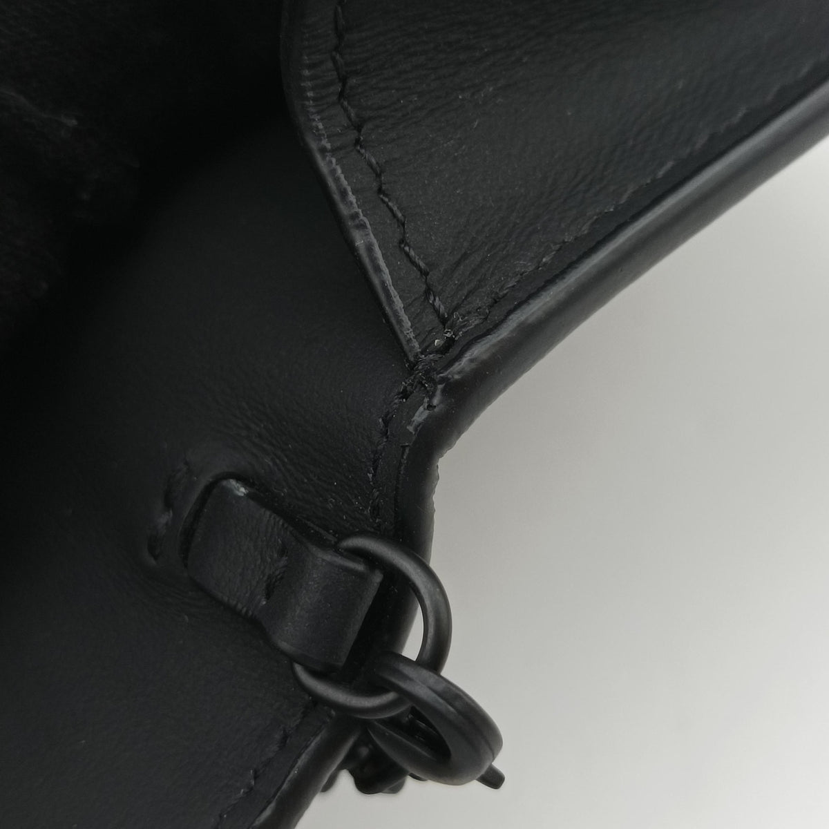 Secondhand Christian Dior Saddle Black Leather  shoulderbag | stylenewstar