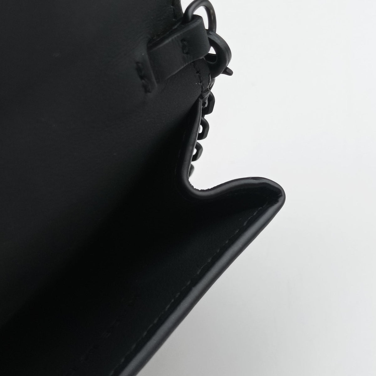 Pre-owned Christian Dior Saddle Black Leather  shoulderbag | stylenewstar