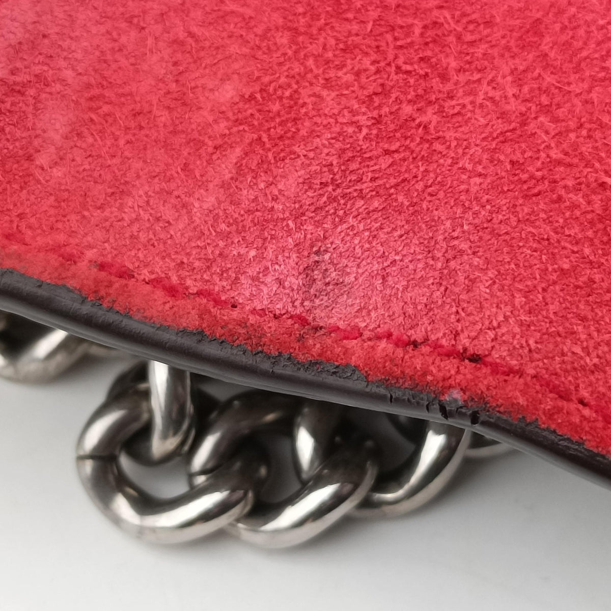 Secondhand Gucci Dionysus beige×red PVC coated canvas × suede 421970 shoulderbag | stylenewstar