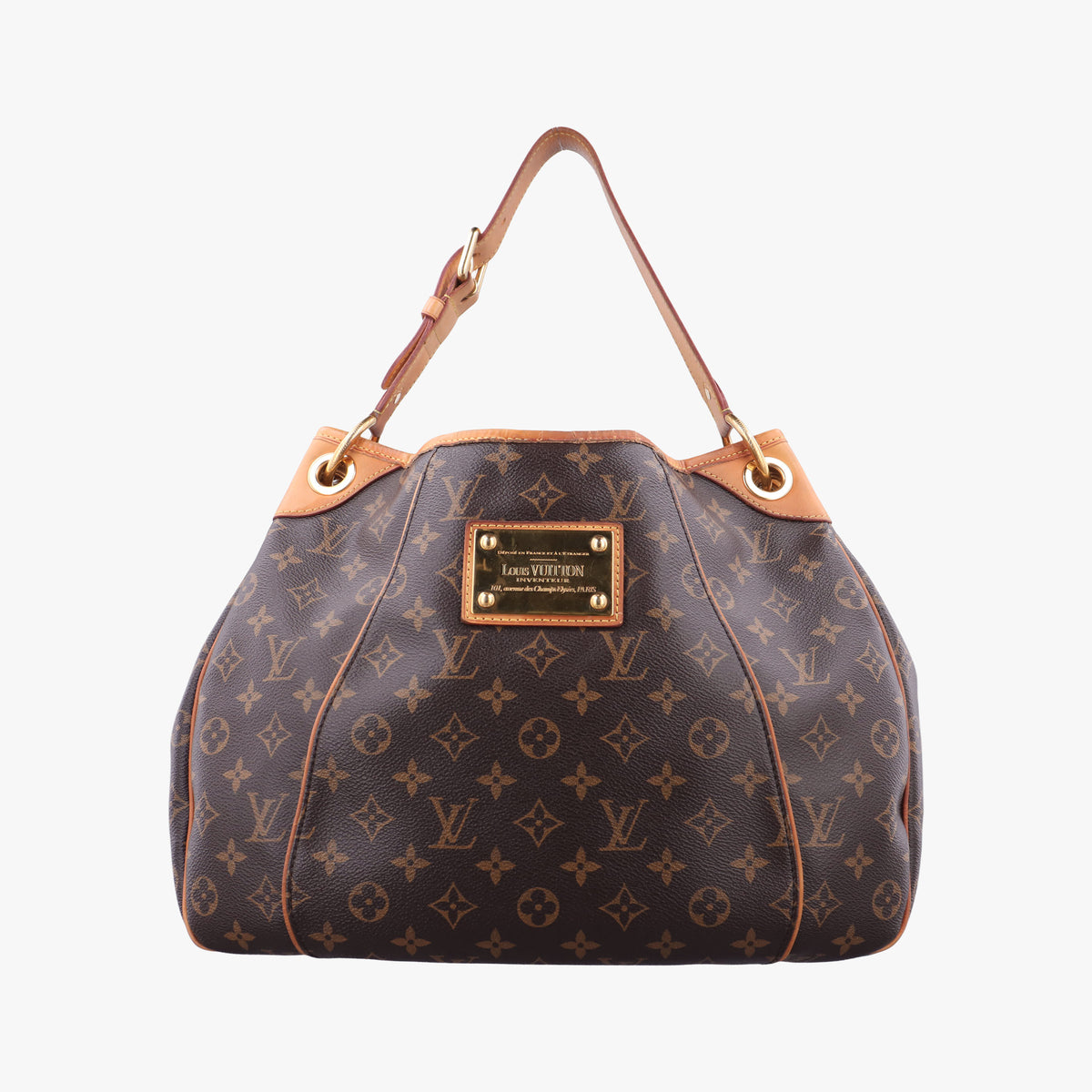 Secondhand Louis Vuitton GALLIERA PM Brown Monogram Canvas M56382 shoulderbag | stylenewstar