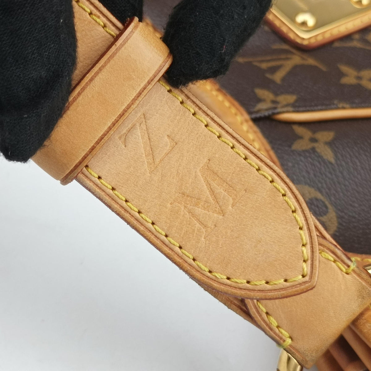 Secondhand Louis Vuitton GALLIERA PM Brown Monogram Canvas M56382 shoulderbag | stylenewstar