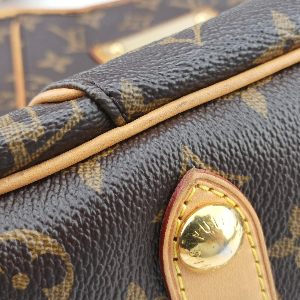Secondhand Louis Vuitton GALLIERA PM Brown Monogram Canvas M56382 shoulderbag | stylenewstar