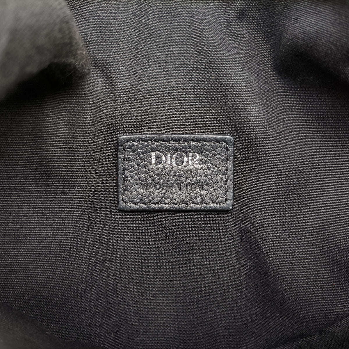 Pre-owned Christian Dior Saddle Navy Jacquard×Leather  bum bag/waist bag | stylenewstar