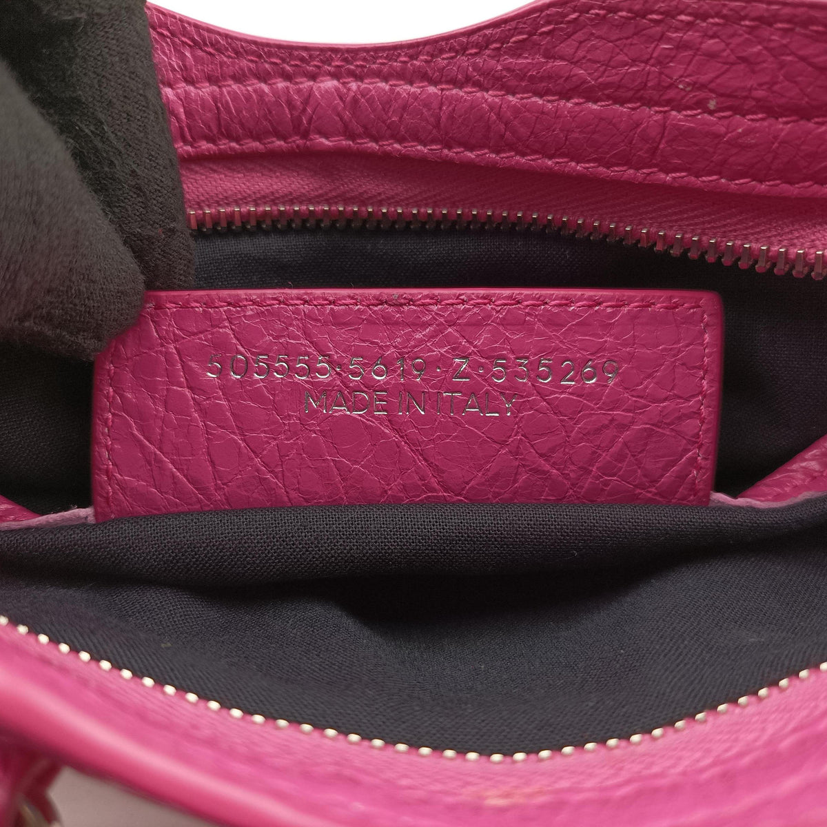 Pre-owned Balenciaga Classic City Nano Pink lambskin  shoulderbag | stylenewstar