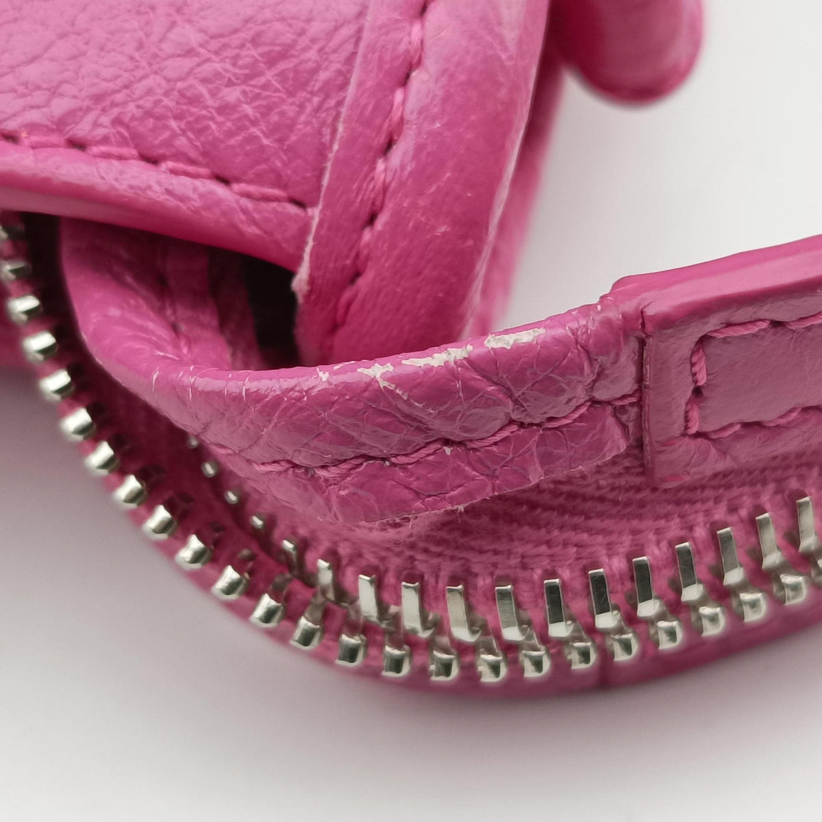 Pre-owned Balenciaga Classic City Nano Pink lambskin  shoulderbag | stylenewstar